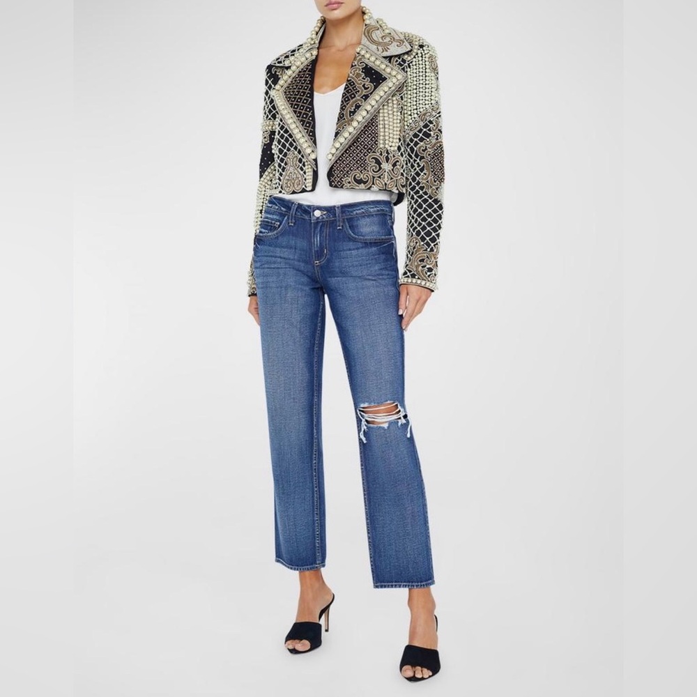 L’agence Kya Embellished Cropped Blazer - Picture 4 of 6